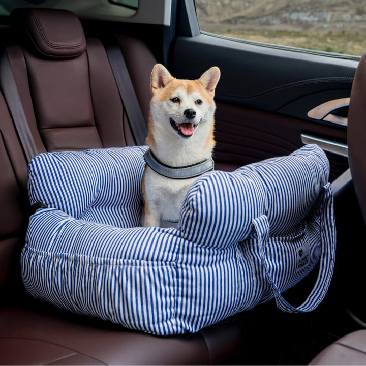 Waschbarer Hundesitz fürs Auto, strapazierfähiges Hundebett für hygienische Autofahrten mit Haustier.