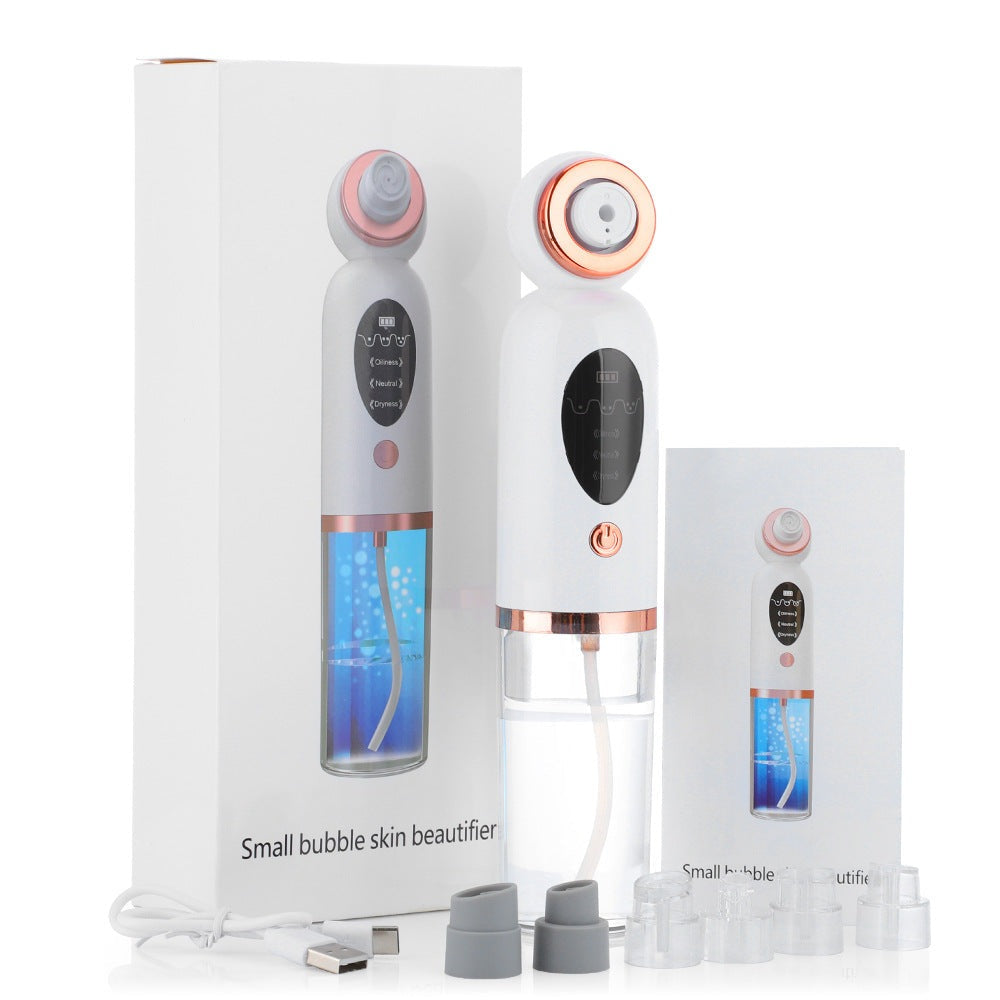 Unisex HydraGlow Beautygerät. Modernes Hydrodermabrasionsgerät für strahlende Haut und sanfte Gesichtsreinigung.