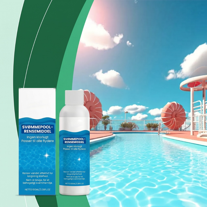 HydroClear Poolreiniger für kristallklares Wasser. Effektive Poolpflege und Wasserklärung im Garten.
