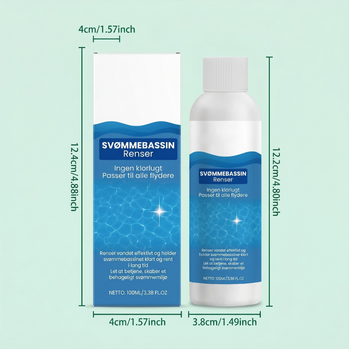 HydroClear Poolreiniger für Outdoor-Pools. Effektive Pflege, klares Wasser und Bakterienkontrolle für Garten-Schwimmbäder.