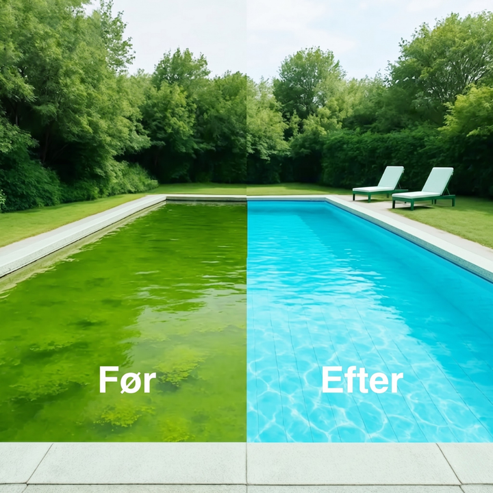 HydroClear Poolreiniger: Schwimmbadchemie zur Algenbekämpfung und Bakterienkontrolle. Für sauberes Wasser.