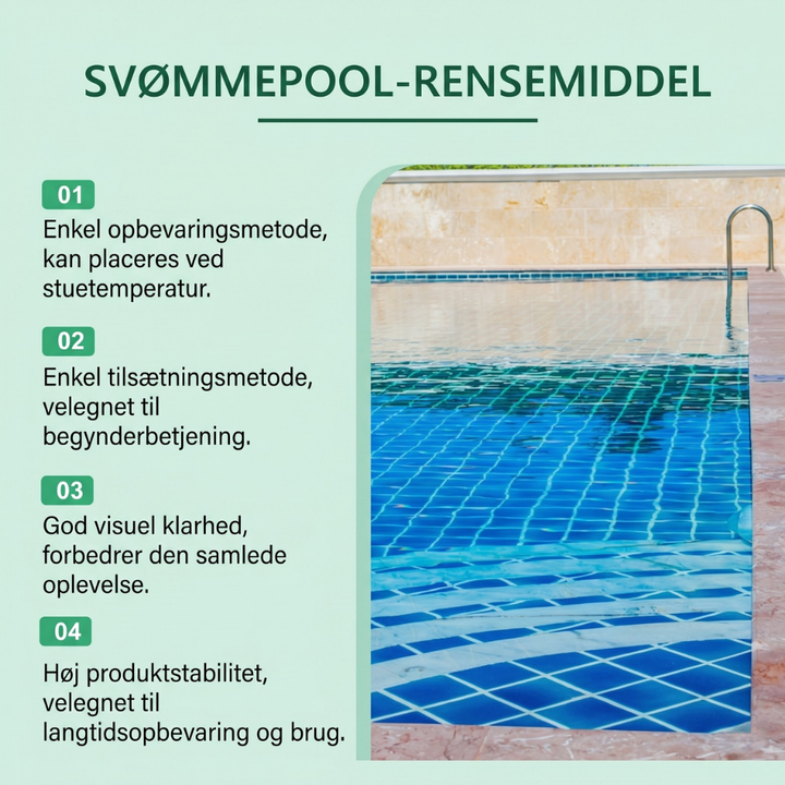 HydroClear Poolreiniger zur Wasserbehandlung. Verhindert Algen und Bakterien für dauerhaft klares Poolwasser.
