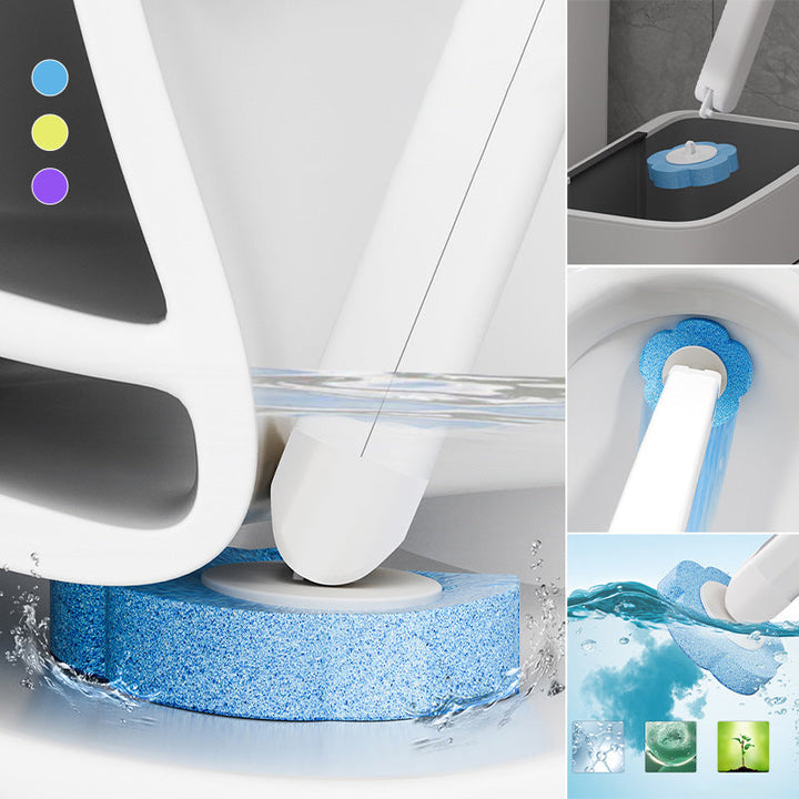 Praktische HygieneKlick Einwegbürste für kontaktlose Sauberkeit und effektive WC-Tiefenreinigung im Bad.