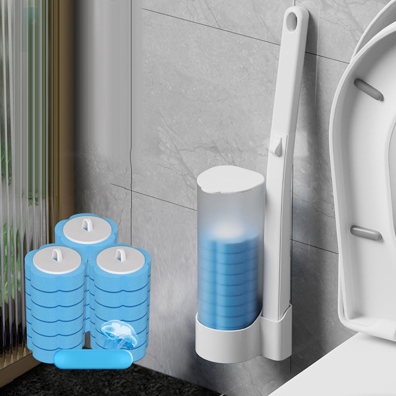 Das HygieneKlick Reinigungssystem: Einweg-Toilettenbürste für Badreinigung, Hygiene und Tiefenreinigung im WC.