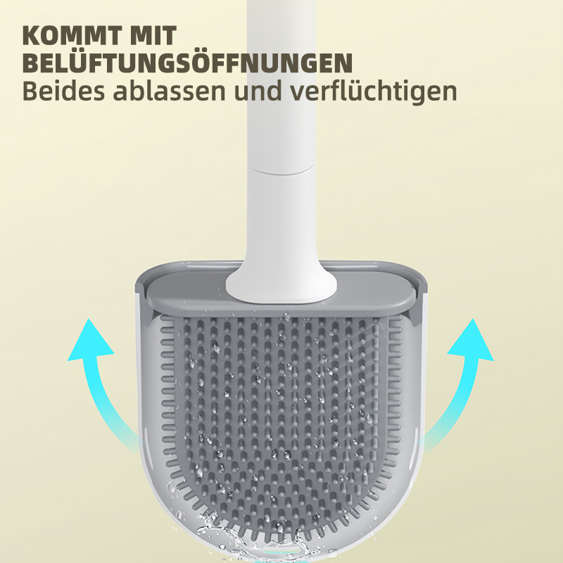 WC-Bürsten-Set mit hygienischer Wandmontage für jedes moderne Bad.