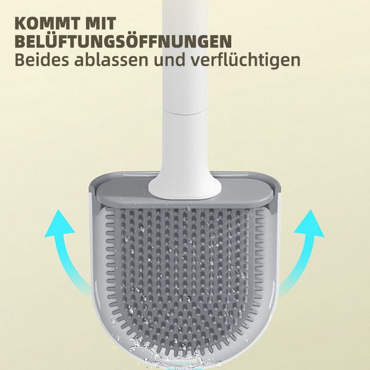 WC-Bürsten-Set mit hygienischer Wandmontage für jedes moderne Bad.