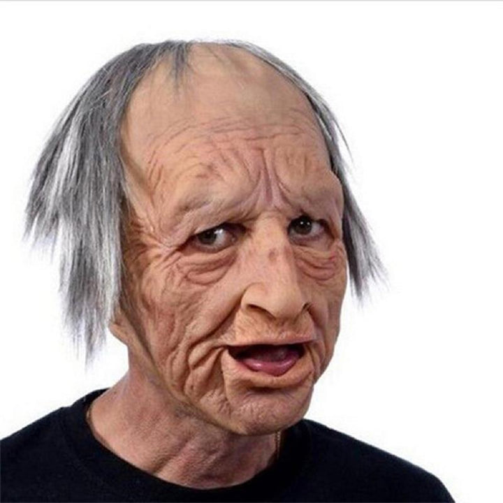 Realistische Gesichtsmaske aus hautsicherem Latex für beeindruckende Verkleidungen zu Halloween & Karneval.