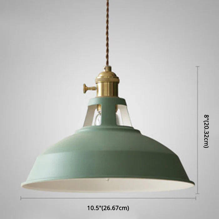 Zeitlose industrielle Hängelampe, Retro-Design für Küche & Esszimmer.