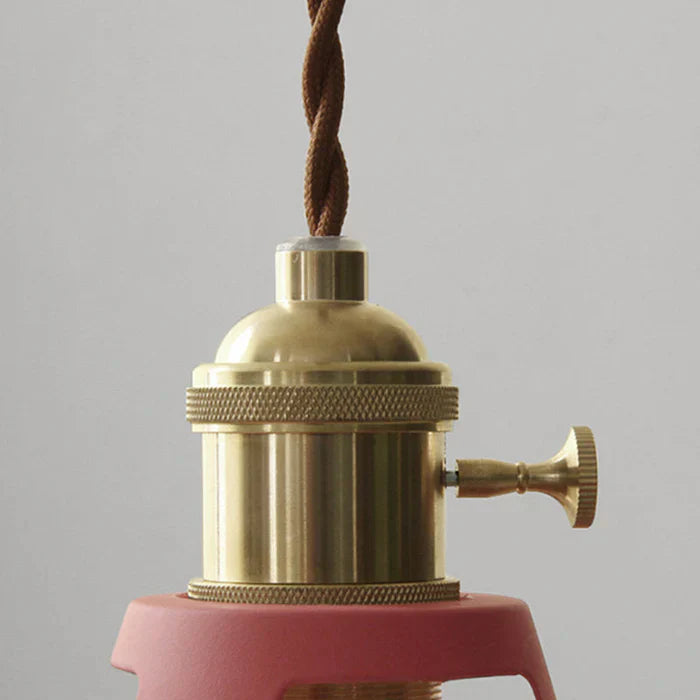 Elegante industrielle Hängelampe in Retro-Optik, Metalllampe für die Küche.