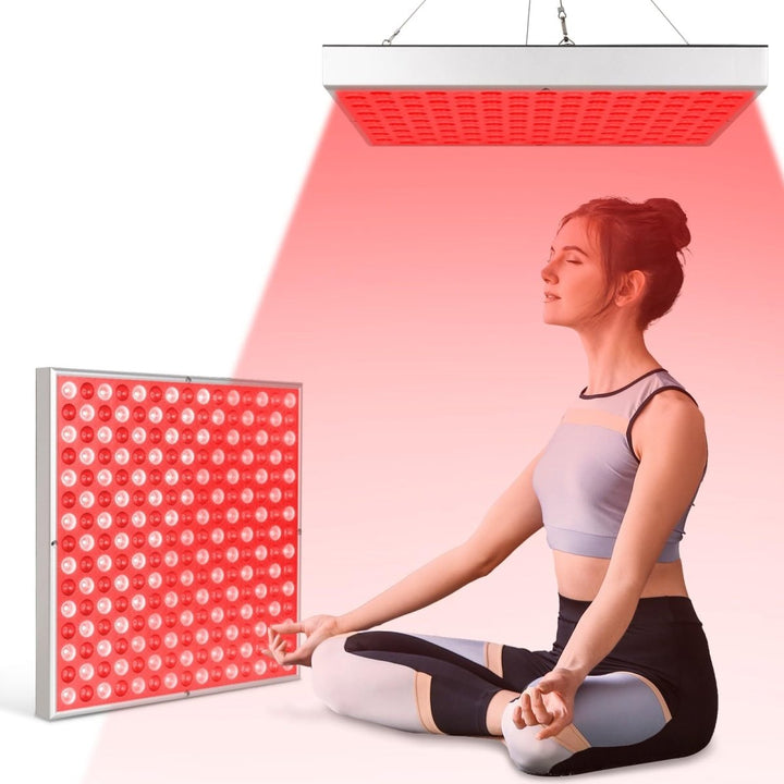 Rotlichttherapie-Panel zur Hautverjüngung, Faltenreduzierung & Verbesserung der Hautgesundheit.