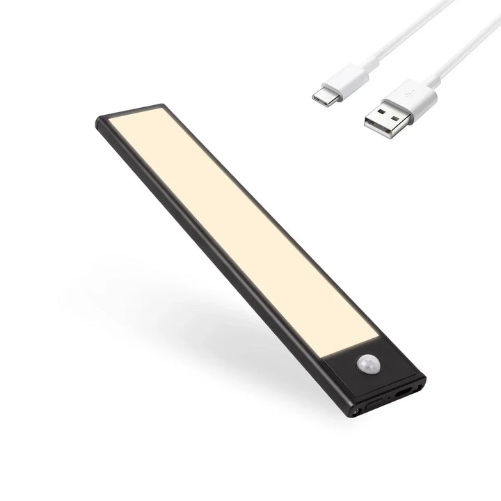 Smarte kabellose LED Sensorleuchte mit Bewegungsmelder & USB. Dimmbares Licht für Komfort & Energieeffizienz.