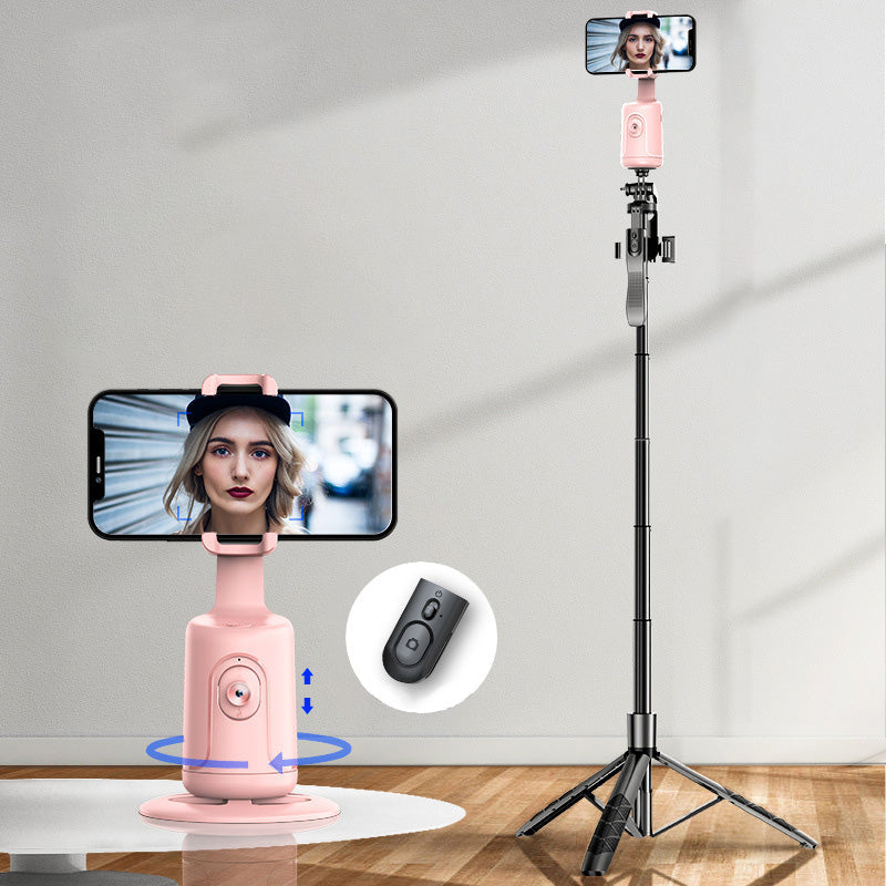 Vielseitige Smartphone-Halterung mit 360° Objektverfolgung, KI-Tracking & Gestensteuerung für Videos.