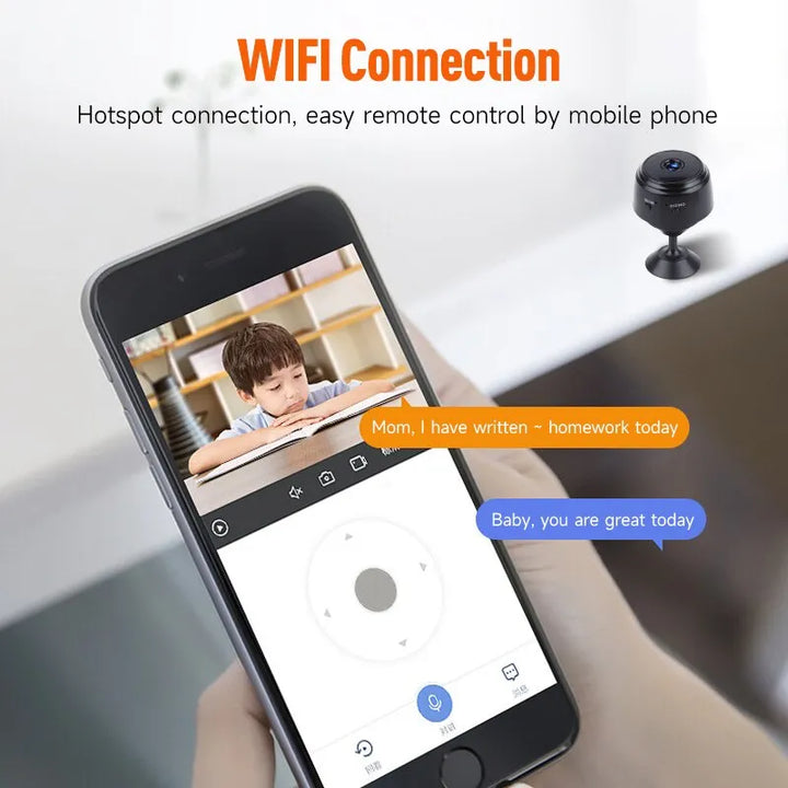 Moderne Smart Home Überwachungskamera für einfache Installation. Perfekt für die Sicherheit von Heim & Büro.