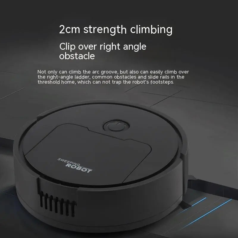 Mini-Roboterstaubsauger in eleganter Optik, ideal für die smarte automatische Bodenpflege.
