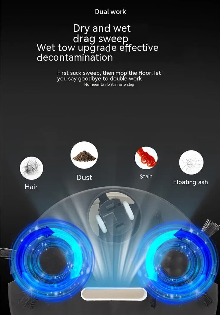 Automatischer Roboterstaubsauger im Kleinformat, perfekt für kompakte Wohnräume und smarte Sauberkeit.