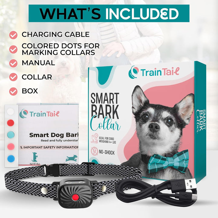 Antibellhalsband für Welpen & Hunde. Wasserdichtes Zubehör mit Ton & Vibration zur effektiven Hundeerziehung.