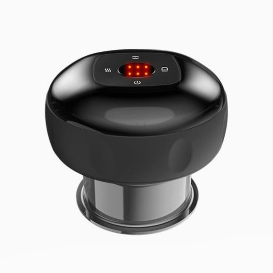 Intelligentes Schröpfgerät mit Rotlichttherapie & Massage für Schmerzlinderung und Entspannung.