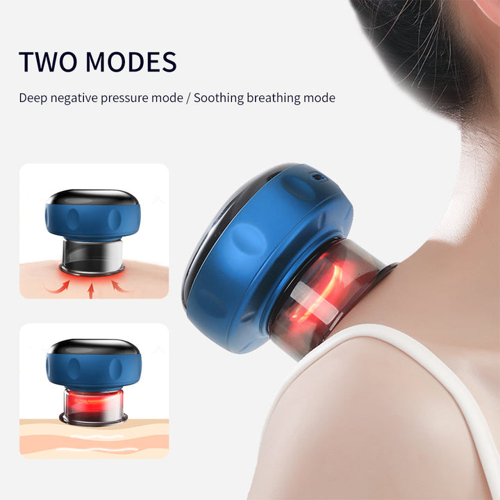 Smartes Vakuumtherapiegerät mit Rotlicht und Massage für tiefe Muskelentspannung und Gesundheit.