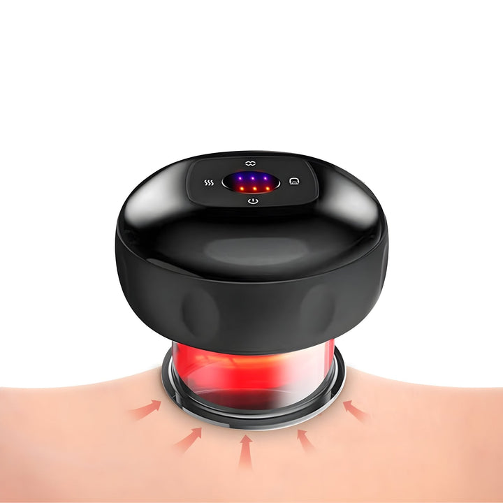 Tragbares, wiederaufladbares Schröpfmassagegerät für Wellness & Regeneration.