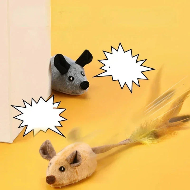 Dynamisches Katzenspielzeug Maus, stimuliert die Sinne und bietet Ihrer Katze unterhaltsamen Spielspaß.