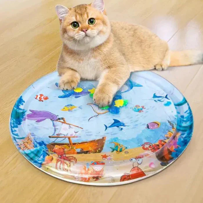Interaktive Katzenspielmatte für Spiel und Aktivität. Robustes Katzenspielzeug für glückliche Katzen.
