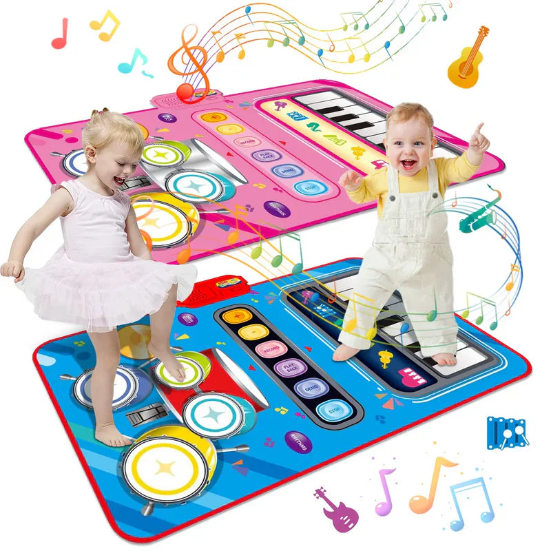 Pädagogische Musikmatte, Montessori Spielzeug, unterstützt das musikalische Entdecken bei Kindern.