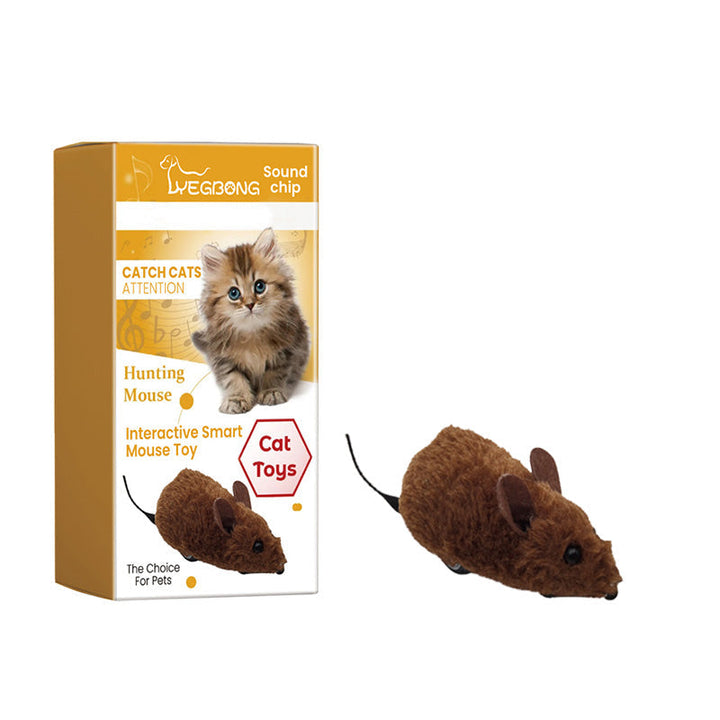 Robuste Plüsch-Spielmaus, ideal als Hundespielzeug & Katzenspielzeug. Fördert Jagdinstinkt.
