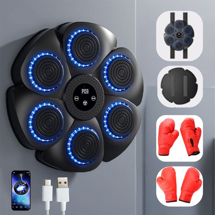 Interaktive Smart-Boxmaschine für Heimtraining, verbessert Reflexe, Ausdauer & Fitness. Wandmontage.