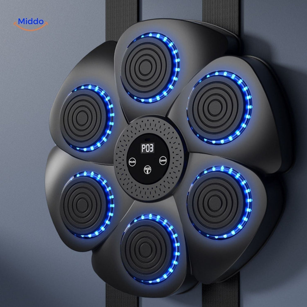 PunchTech Smart Boxmaschine zur Wandmontage, ideal für interaktives Fitness-Workout für Kinder & Erwachsene.