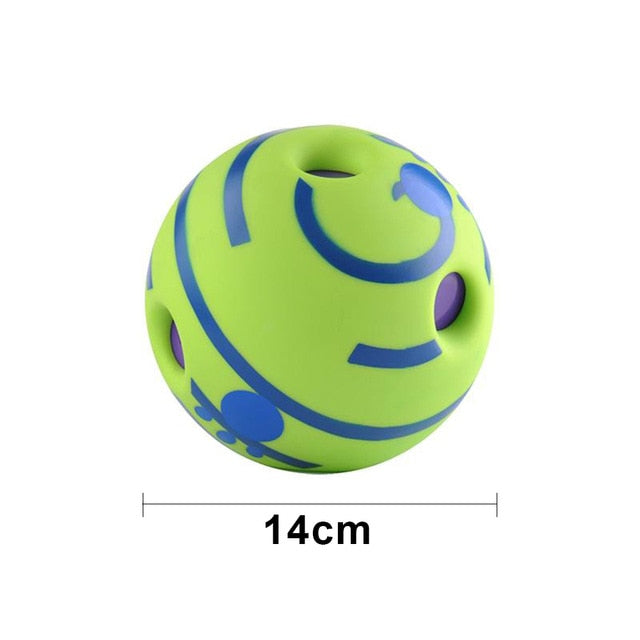 Fröhlicher GiggleSphere Spielball für Hunde, strapazierfähig und perfekt für stundenlangen Spielspaß.