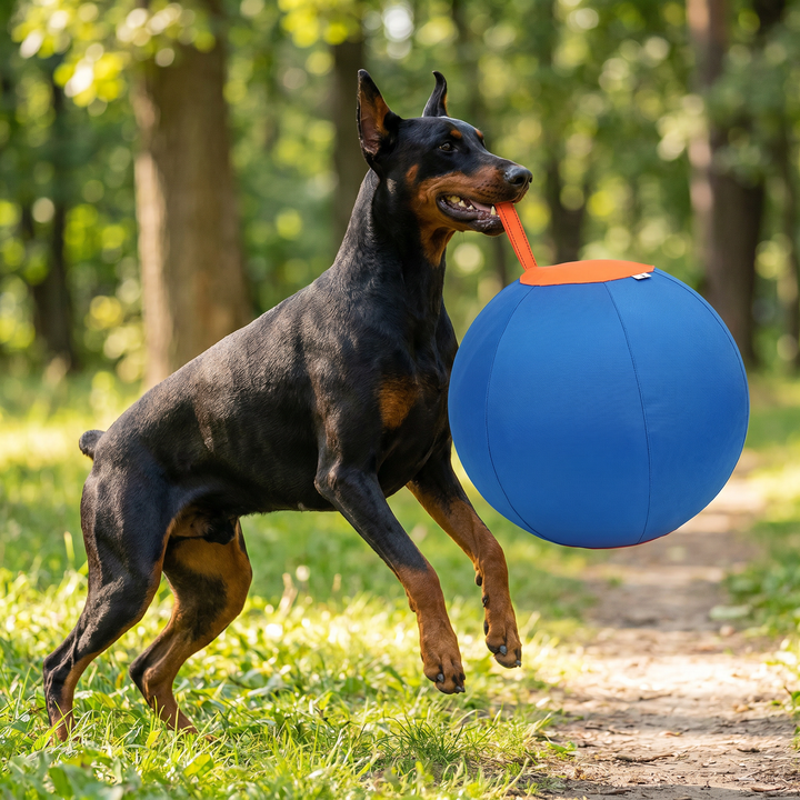 Der langlebige Hüteball, ein Muss für aktive Hunde – umweltfreundliches interaktives Hundespielzeug.