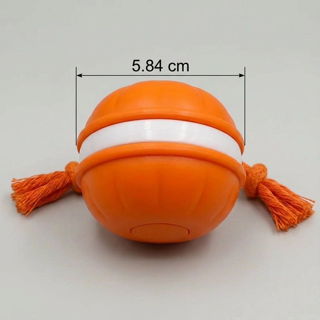 Intelligenter interaktiver Spielball für Hunde. Robustes Zerrseil & Bewegungssensor für langanhaltenden Spielspaß.