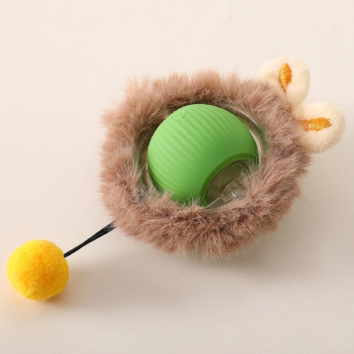 Dieses interaktive Katzenspielzeug ist ein Jagdball für stundenlangen Spaß und Bewegung.