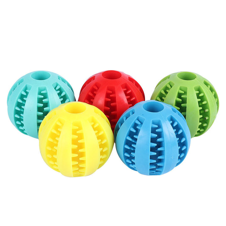 Robuster Zahnreinigungs-Kauball für Hunde. Fördert die Zahnpflege & bietet langanhaltenden Kauspaß. Perfekt!