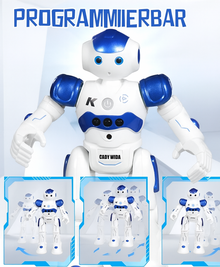 Freundlicher, intelligenter Roboter für Kinder, interaktiv per Gesten steuerbar, stundenlanger Spielspaß.