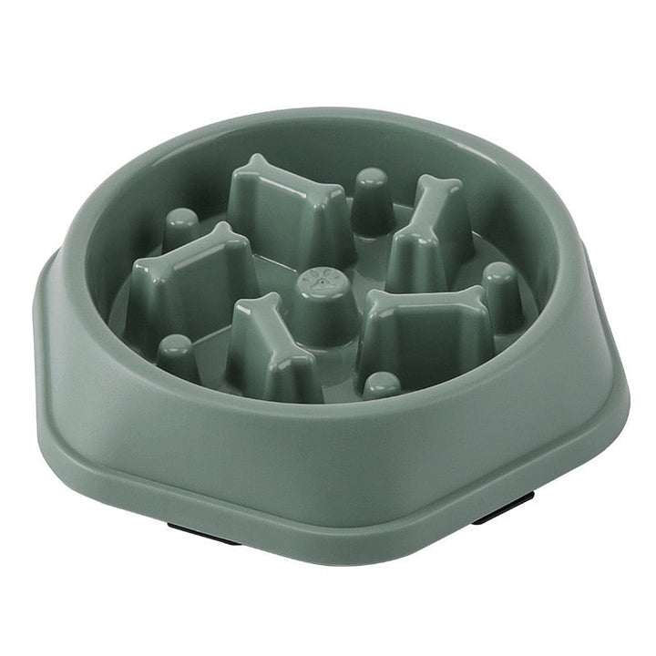 Robuster Hundespielnapf PawMaze™; die langsame Fressnapf beugt Schlingen vor, fördert interaktives Fressen und Verdauung.