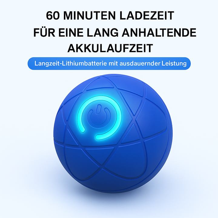 Langlebiger, bissfester PetPlay Ball aus sicheren Materialien. Interaktives Haustierspielzeug für lange Freude.