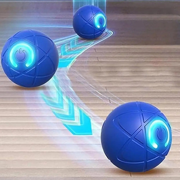 Wiederaufladbarer interaktiver PetPlay Ball. Kabelloses LED-Spielzeug für Hunde und Katzen – jederzeit bereit.