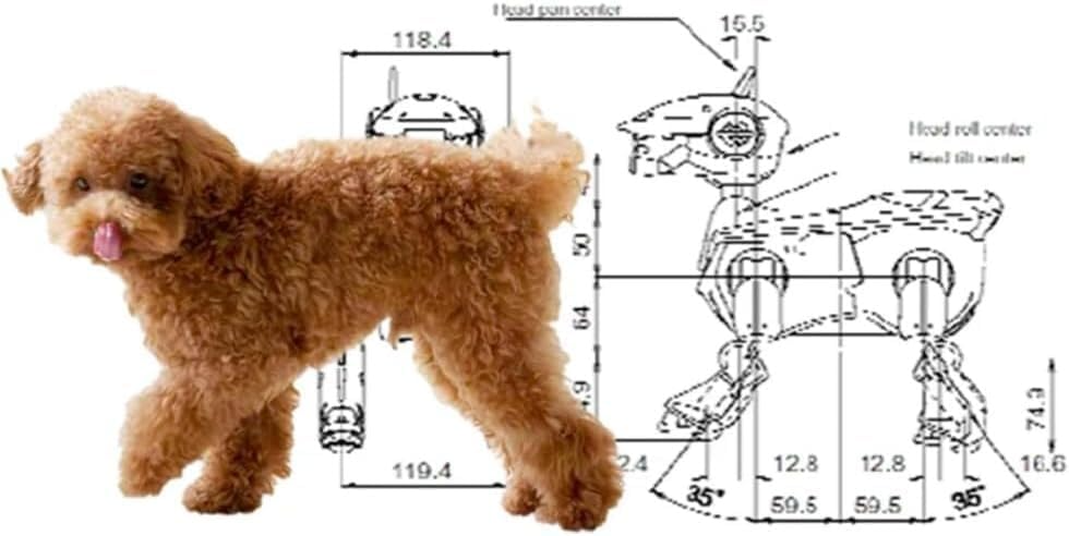 Flauschiges interaktives Plüsch-Hundespielzeug, ein beweglicher Freund mit Soundeffekten für Zuhause.