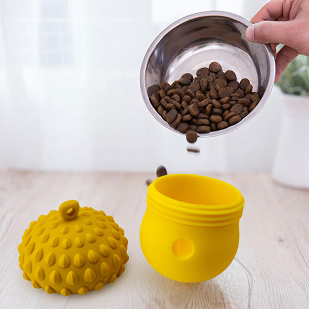 Intelligenter Slow Feeder Hundespielzeug Tannenzapfen. Für Beschäftigung & langsame, gesunde Futteraufnahme.