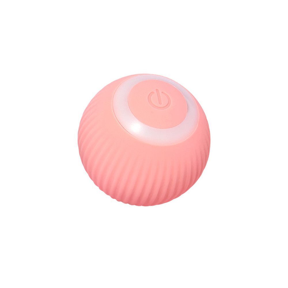 Rosa interaktiver Spielball für Katzen. Das LED-Katzenspielzeug mit Bewegungsmelder sorgt für stundenlangen Spielspaß.