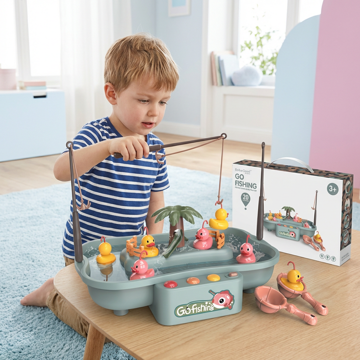 Interaktives Angelspiel für Kinder im Wasser; fördert Motorik & Lernen. Buntes Wasserspielzeug für Outdoor-Spaß.