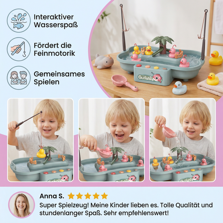 Angelspiel für Kinder: Ideal für Familienaktivitäten & Wasserspaß. Lernspielzeug fördert Motorik & Geschicklichkeit.