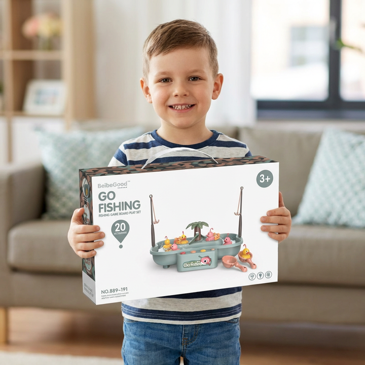 Interaktives Angelspiel für Kinder: Spaßiges Lernspiel & Wasserspielzeug. Fördert spielerisch Motorik & Geschick.