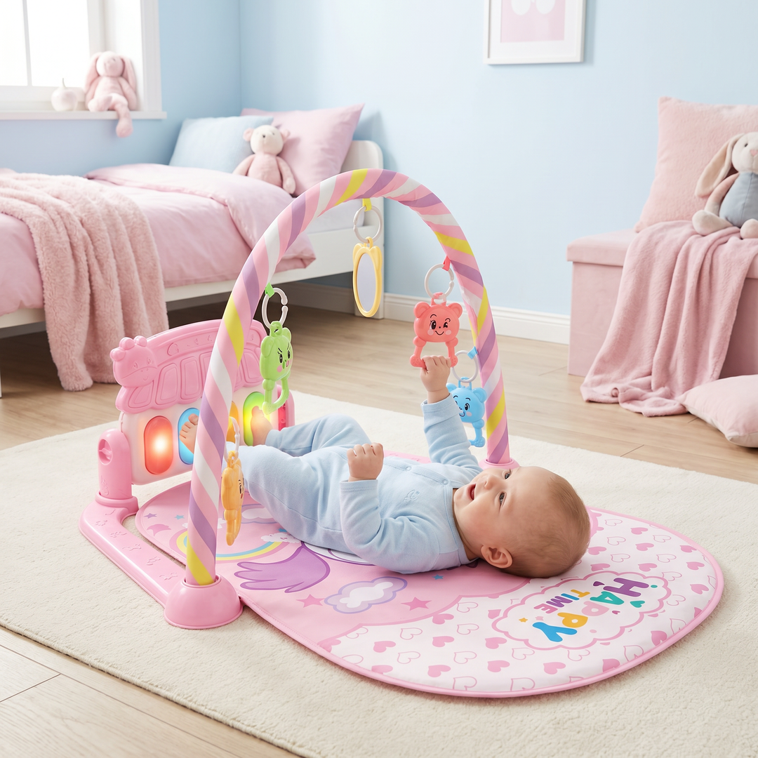 Spiel- & Lern-Piano für Babys. Interaktives Musikspielzeug zur Entwicklung von Motorik, Sensorik & Koordination.