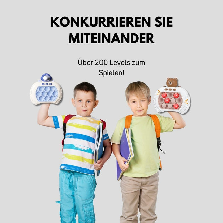 Vorschul BubblePop Jr. Spiel für Kinder, sensorisch, fördert Koordination und spielerisches Lernen.