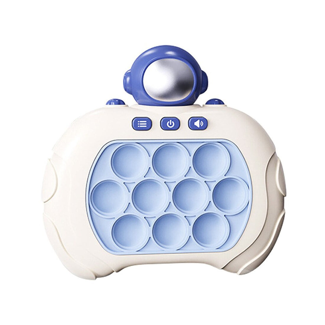 Motorikspielzeug BubblePop Jr. für Kinder, schult Konzentration, Reflexe und Hand-Augen-Koordination.