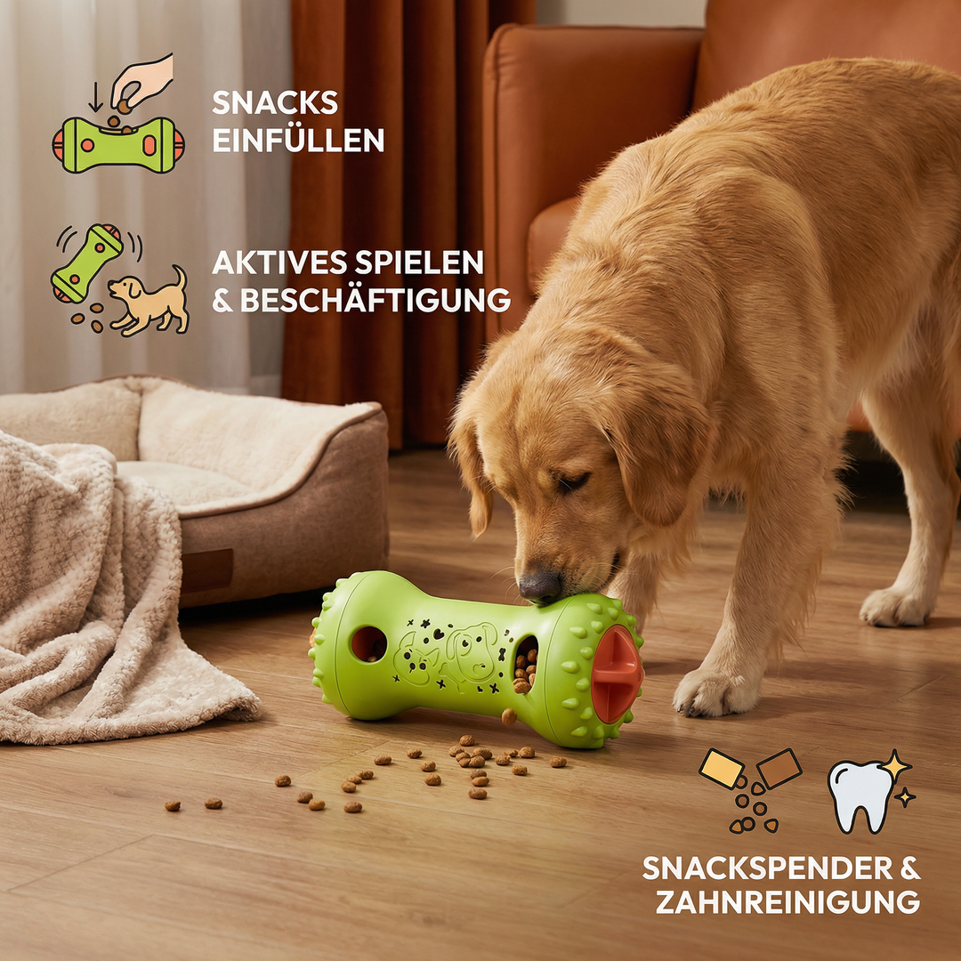 Innovativer Slow Feeder Futterspender für Hunde zur Verbesserung der Verdauung und gegen Schlingen.