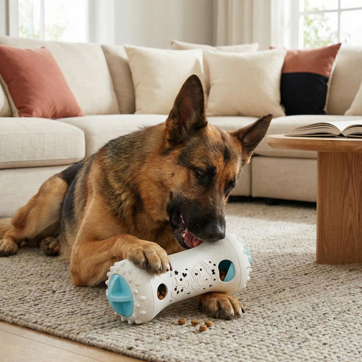 Gesundheit fördern mit diesem Hundespielzeug: Zahnpflege, bessere Verdauung, langanhaltende Beschäftigung.