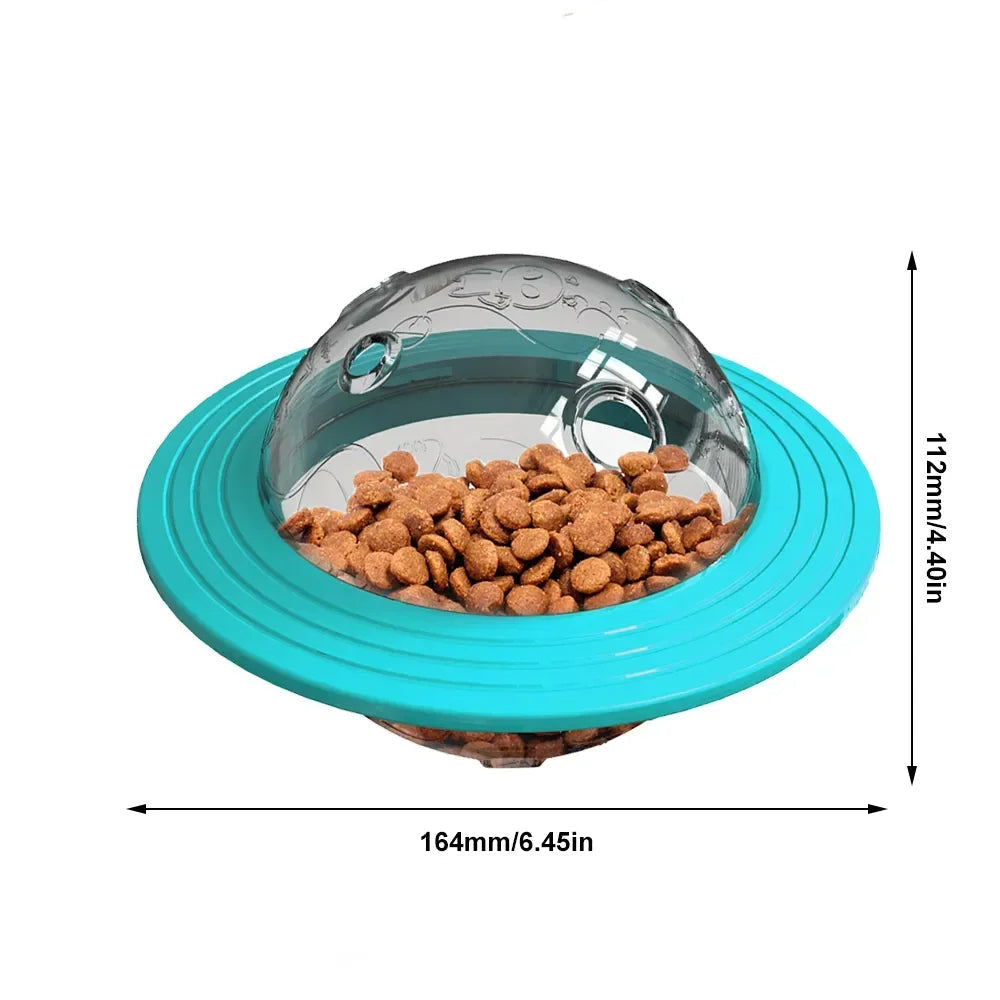 Bissfestes interaktives Hundespielzeug mit Leckerli-Spender aus robustem Material, langanhaltende Beschäftigung.